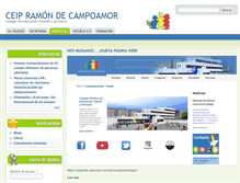 Tablet Screenshot of colegiocampoamor.es